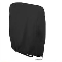 Housse pour chaises pliantes pour extérieur housse de protection VIPITH,  Tissu imperméable Oxford 190T, 93 x 82 cm, Noir