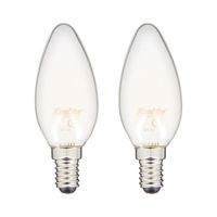 Xanlite - Ampoule LED filament flamme culot E14 806lm blanc chaud - PACK2RFV806FO