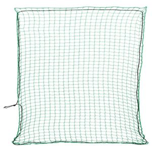 Hillfield Filet De Sécurité Remorque 125x210 Cm Extensible 200x300 Cm – Vert Avec 20 Crochets Ronds, Protection Chargement Indéchirable
