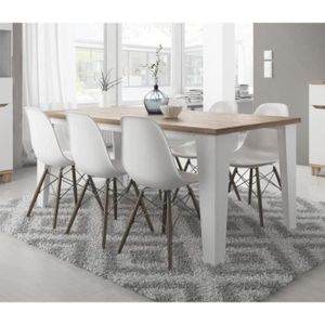 Table A Manger En Bois Blanc Achat Vente Pas Cher