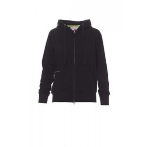 SWEATSHIRT Sweatshirt femme - Payper - Hawaii+ - Coupe cintrée - Full zip - Noir