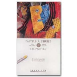 PASTELS - CRAIE D'ART Sennelier Artistes Oil Pastels - Ensemble de 48…