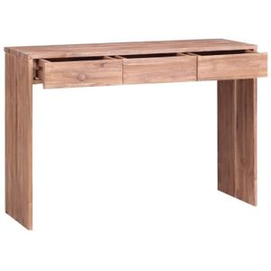 CONSOLE EXTENSIBLE Table console en bois de teck massif VINGVO - 110x