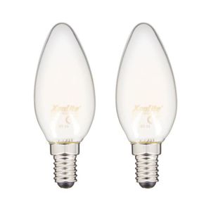 AMPOULE - LED Xanlite - Ampoule LED filament flamme culot E14 80