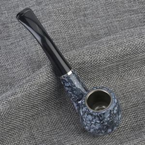 PIPE Pipe à tabac Pipe de tabac à grain de marbre d'imitation, pipe à fumer, pour les affaires de cadeau fumeur pipe