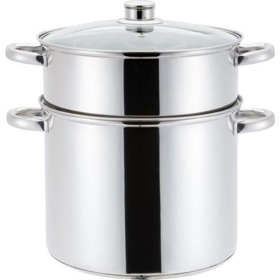 Couscoussier alu 24 cm 11 litres pour cuisson vapeur - Tom Press