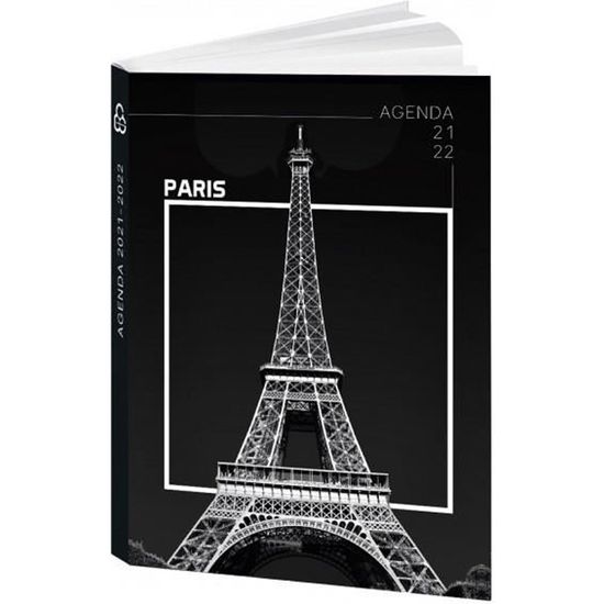 Agenda Scolaire OURS 'Snow Friends' - 12.5x17.5 Cm, Du Août 2022 à Juillet 2023 - Pour Enfants Primaire, Grille Grands Carreaux, 10 Intercalaires