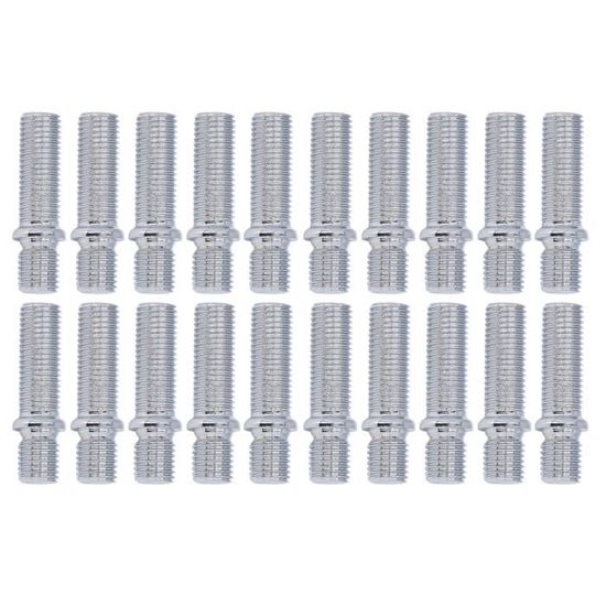 20pc M12x1.5 To M12x1.5 Wheel Stud Conversion Kit – 58mm Tall Bolt-On Adapters