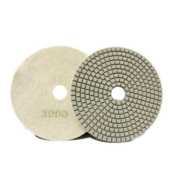 Disques Diamantés De Polissage Humide 125 Mm (5") - Grain 300 Pour Granit, Béton, Marbre - 3