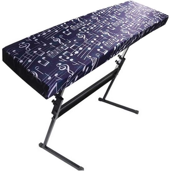 Neuf Utile Housse Piano Housse De Protection Noir Clavier Piano 1 Pièces Housse