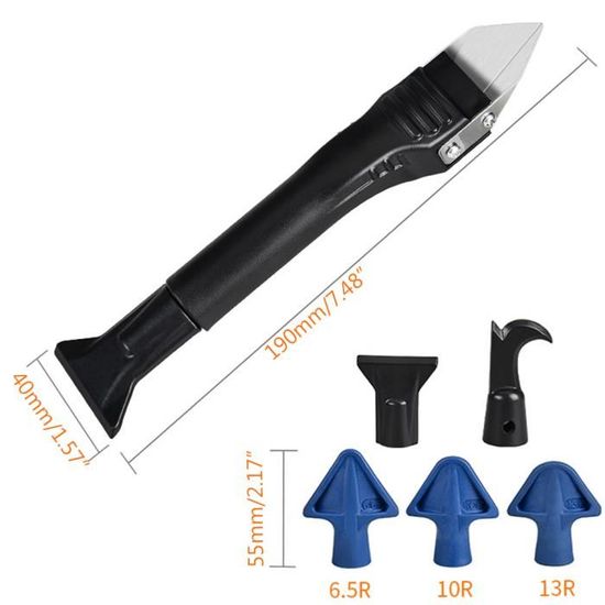 Fdit Dissolvant De Mastic 16 Pièces Silicone Mastic Dissolvant épandeur