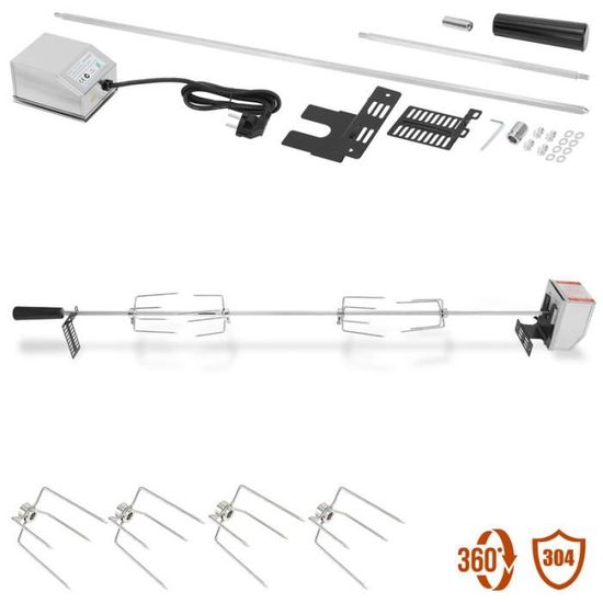 USTENSILE BARBECUE PLANCHA- 5pcs / Set Outils De Barbecue En Acier Inoxydable Barbecue Kit