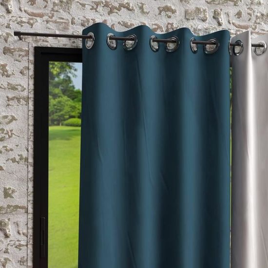 Rideaux 2 Panneaux 140x240 Cm – Motif Rayures Bohème – Occultant, Isolant – Pour Salon/Chambre