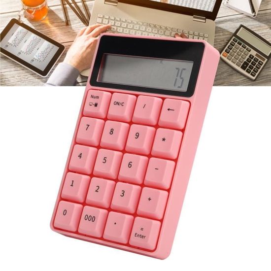 Cal R0m ROM Calculatrice 2.4G Calculatrice De Clavier Numérique Fil 2.4G Avec ...