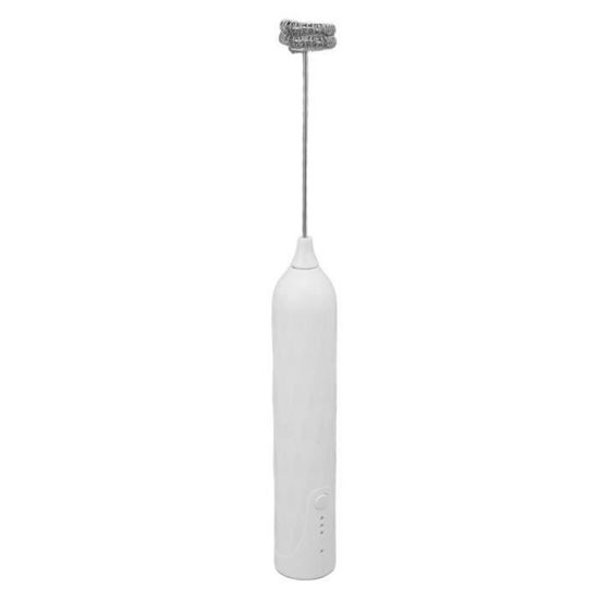 Mini mousseur à lait électrique mélangeur à main fouet appareils de cuisine pour café Latte chocolat chaud charge USB(blanche Mini mousseur à lait électrique mélangeur à main fouet appareils de cuisine pour café Latte chocolat chaud charge USB(blanche