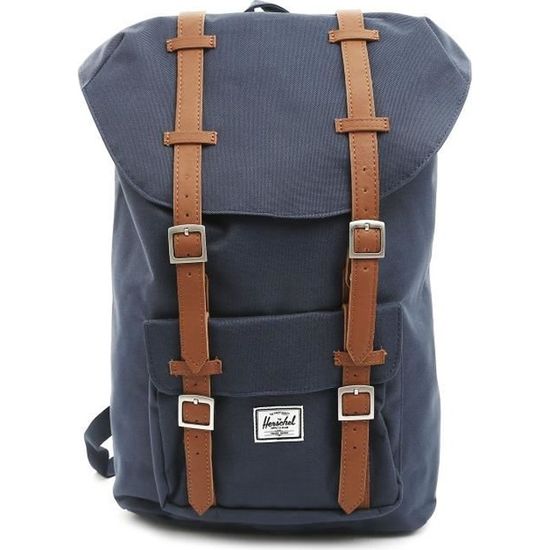 HERSCHEL Sac dos Little America Bleu marine Bleu Cdiscount