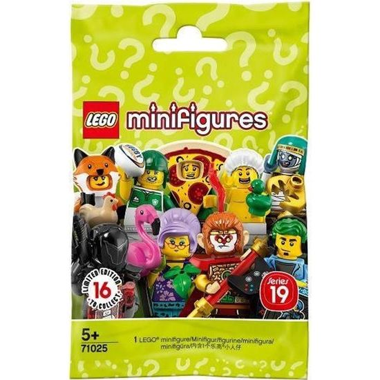 LEGO Minifigure, Series 19 (1 Random Complete Minifigure Set) - 71025 - Figurines