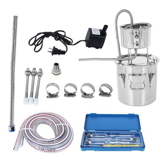 Distillateur D'eau VIVOHOME 4L En Acier Inoxydable 304 - 750W, 1L/h - Purification Eau Maison, Laboratoire, Humidificateurs