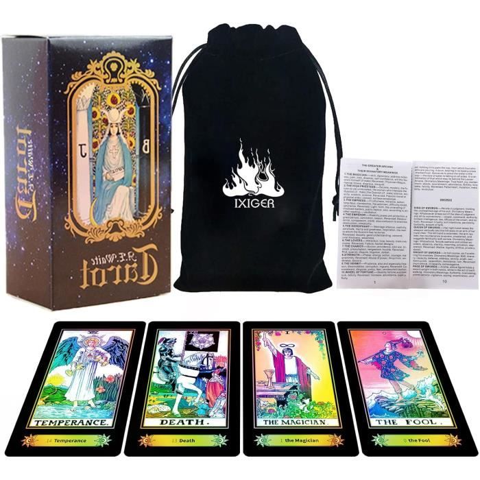 Jeu de cartes de tarot classique Waite 78 cartes - Waite - Pour les