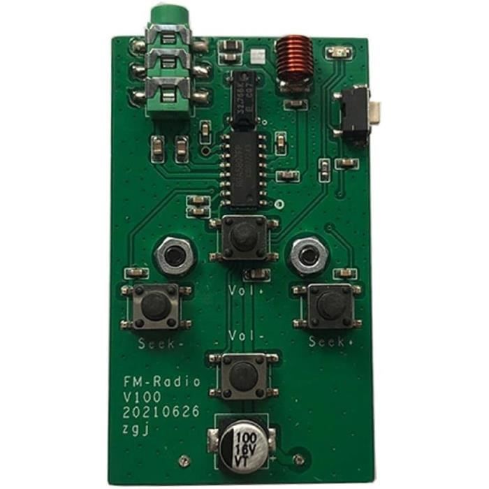 Radio Fm Radio Récepteur Module 88-108Mhz Board Numérique Micro Tension ...