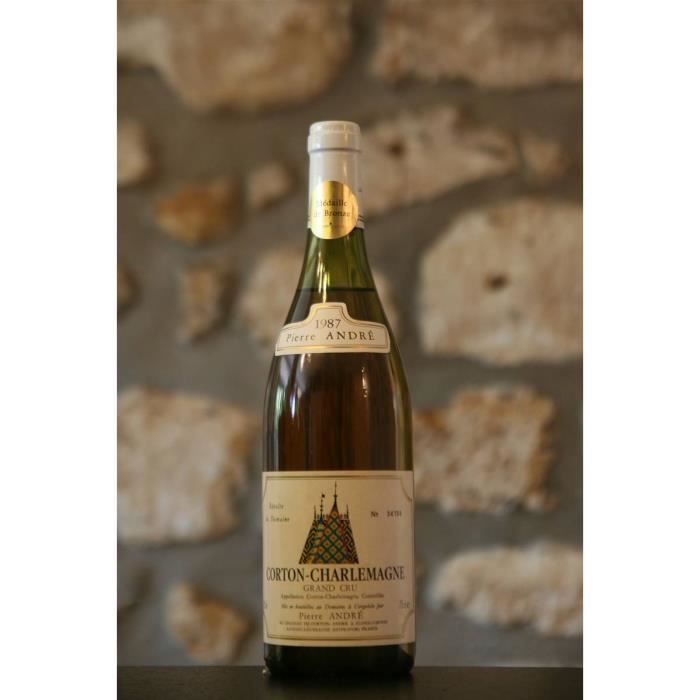 Vin blanc, Corton Charlemagne Grand Cru, Domaine Pierre Andre 1987 Blanc
