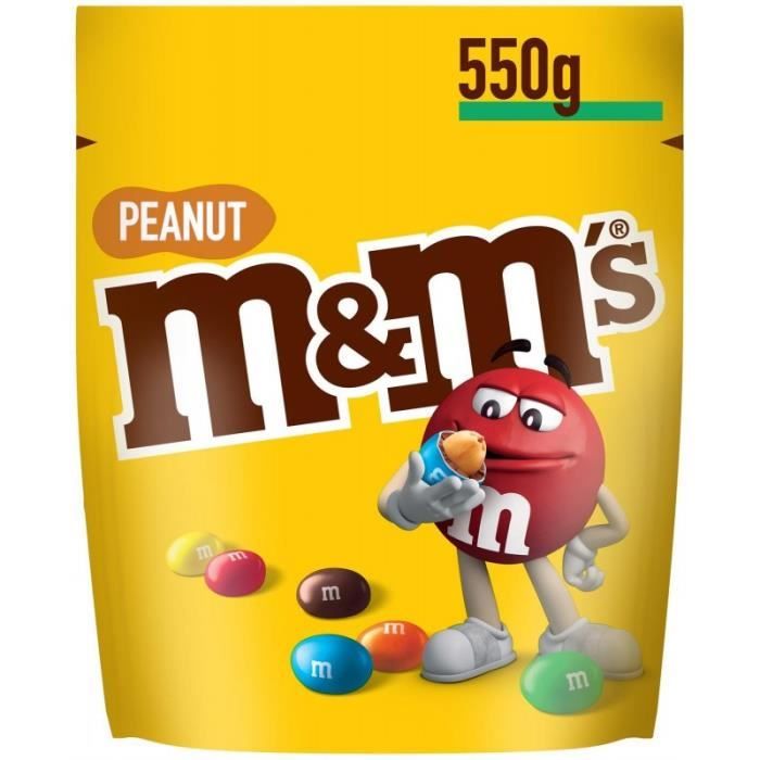 M&M'S - Peanut Pochon 550G - Lot De 3