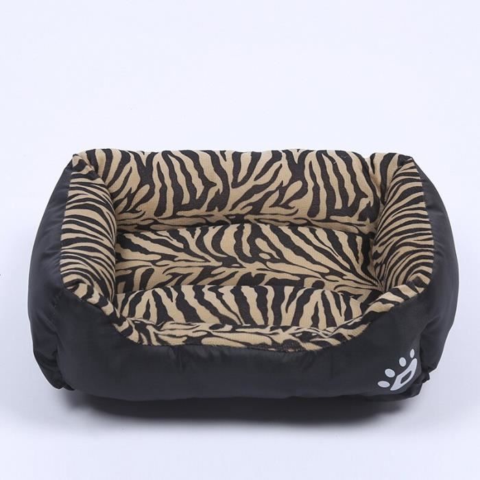 Tapis d'hiver doux pour chat, carré chaud pour animal de compagnie, lit pour chien, respirant, p Tiger stripes XXL 95cm -CLAT12383