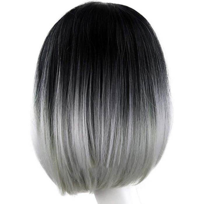 Perruques Perruques Courtes synthétiques complètes de Cheveux synthétiques pour Femmes à la Recherche de Chaleur Naturel 377120