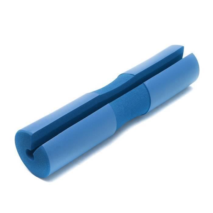 45x10cm Haltère Pad Housse Mousse Rembourré Accroupir Bar coanguette Cou Support Bleu co15695