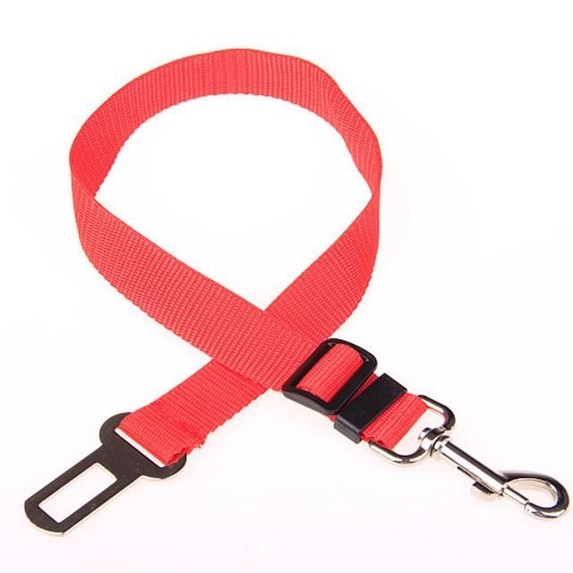 Ceinture de sécurité pour chien, ceinture de sécurité réglable, pince pour chien de voyage, pour toutes les voitures