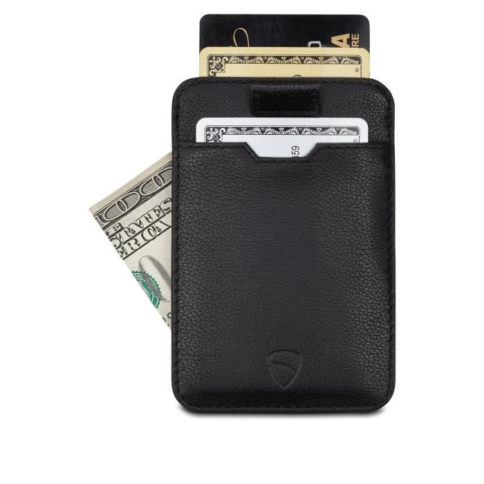 Vaultskin CHELSEA - Portefeuille avec protection RFID, fine, en cuir italienne,