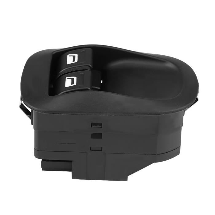 Qiilu interrupteur de lève-vitre électrique Interrupteur de commande de vitre avant électrique pour Peugeot 206 98-10 6554WQ