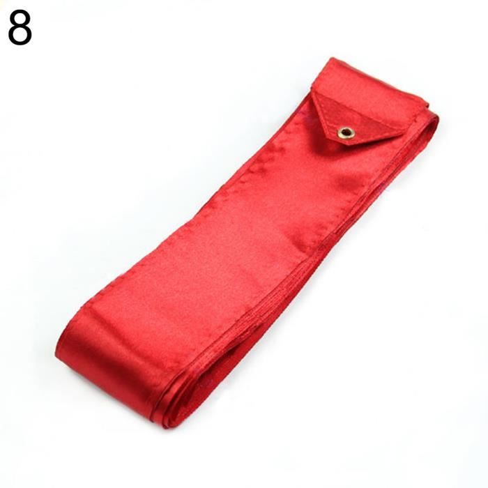 6 m Gymnase De Danse Ruban Bâton Art Gymnastique Rythmique Ballet Streamer Twirling Rod Rouge