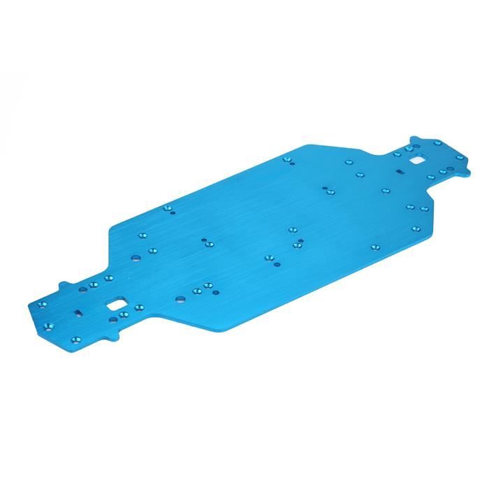 EJ.life Châssis de voiture RC Châssis en alliage d'aluminium de pièce de mise à niveau de véhicule télécommandé pour voiture