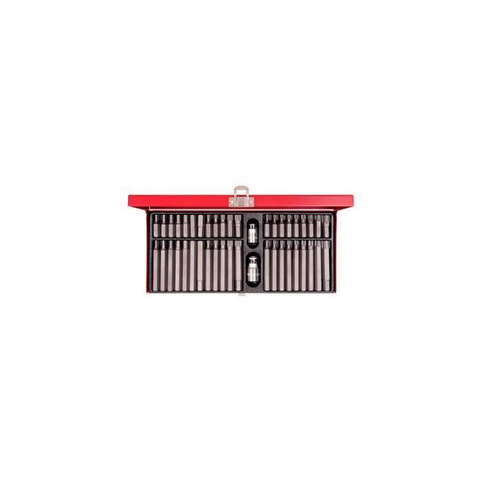 Coffret d'embouts de vissage 10 mm - 44 pièces