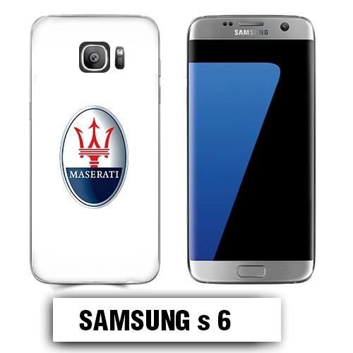 Coque Samsung S6 logo Maserati