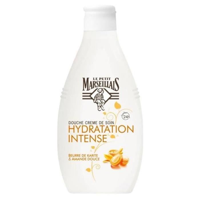Le Petit Marseillais Douche “Hydratation Intense” Beurre De Karité & Amande Douce 250ml (lot de 4)
