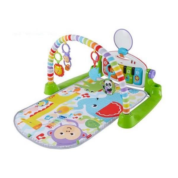 Jouet interactif pour bébé Deluxe Kick and Play Piano Gym Mattel