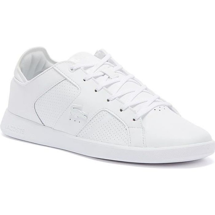 Lacoste Novas 120 3 Baskets Blanches Pour Hommes - EU 42