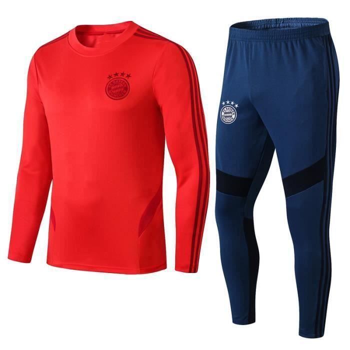 Survêtements Foot Homme Bayern Munich - Maillot Foot Homme 20-21 Survêtements Foot Maillot de Foot - Haut et Pantalon