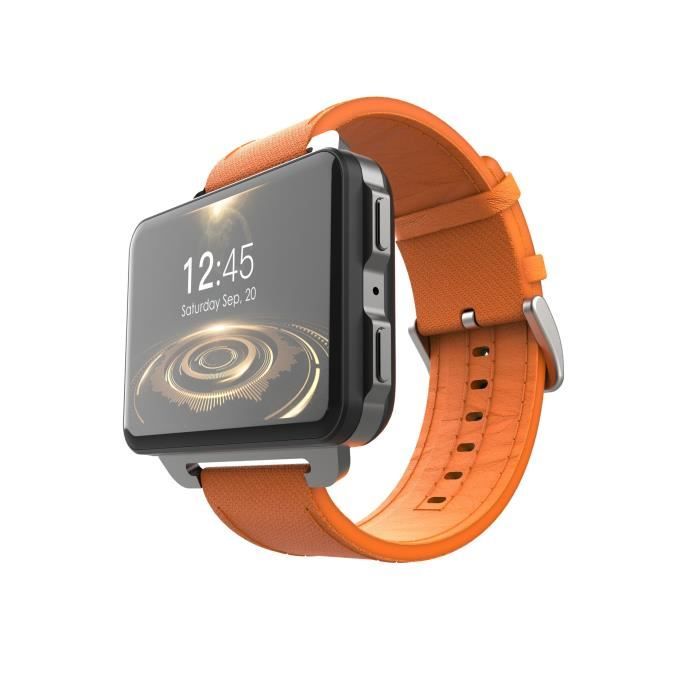 LEMFO lem4pro Android montre intelligente téléphone 1GB 16GB 1200 Mah batterie 130W caméra GPS WiFi carte SIM MP4 3G Smartwatch