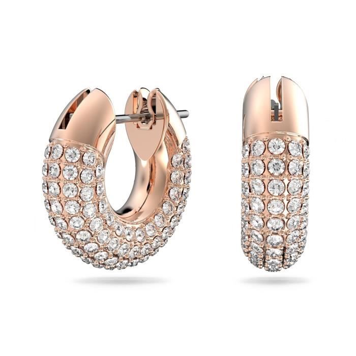 Boucles d'Oreilles femme - SWAROVSKI - Boucles d'oreille Swarovski Dextera rose doré