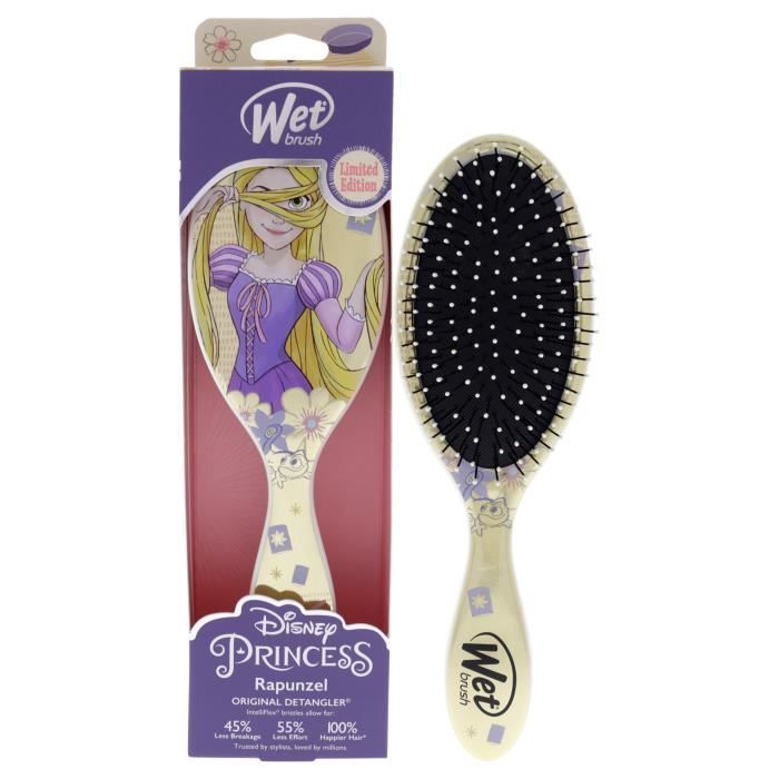 Original Detangler Princess Wholehearted Brush - Rapunzel Silver by Wet Brush for Unisex - 1 Pc Hair Brush