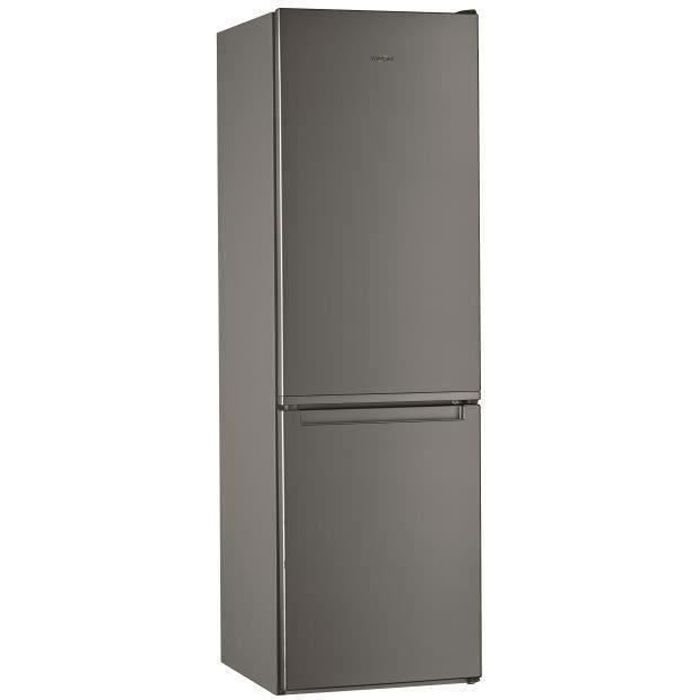 WHIRLPOOL W5811EOX1 - Réfrigérateur 339 L (228 + 111) - Froid statique - Posable - 59,5 x 188,8 cm - Inox