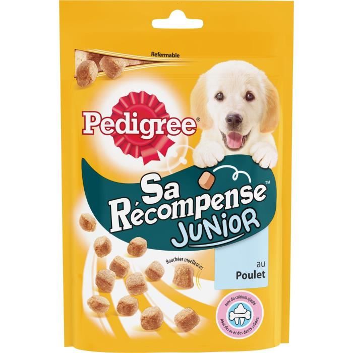 PEDIGREE - Récompenses friandises junior au poulet - Pour les chiens - 125g
