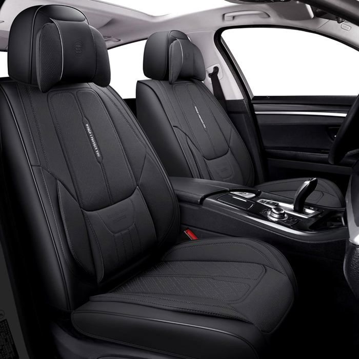 Housses De Siège Cuir Nappa Pour Ford Kuga 2019-2025 - Universelles, Respirantes, Protection 360°