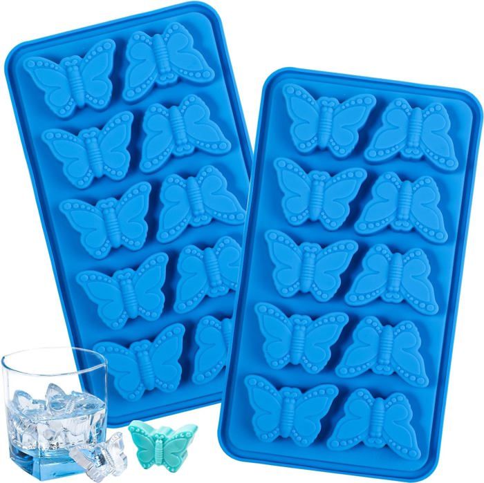 2 Bacs De Congélation Silicone Avec Couvercle – 6 Cavités 60/120 Ml – Pour Soupes, Sauces, Glaçons – Réutilisables, Lavables