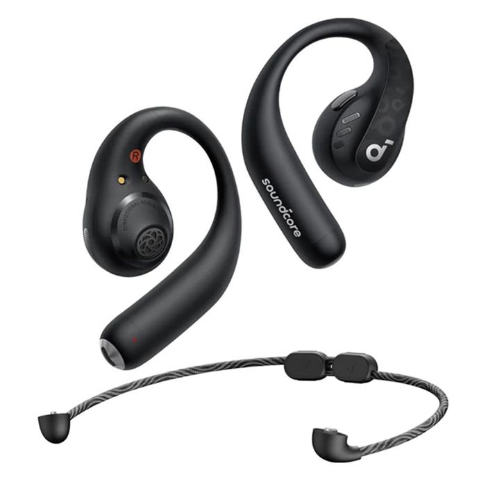 Anker Soundcore AeroFit Pro Écouteurs sans Fil Open Ear Confort Optimal Ajustement sûr Ergonomiques Son Riche avec LDAC Bluetooth 5.3 IPX5 46 Heures de Lecture - vue 2