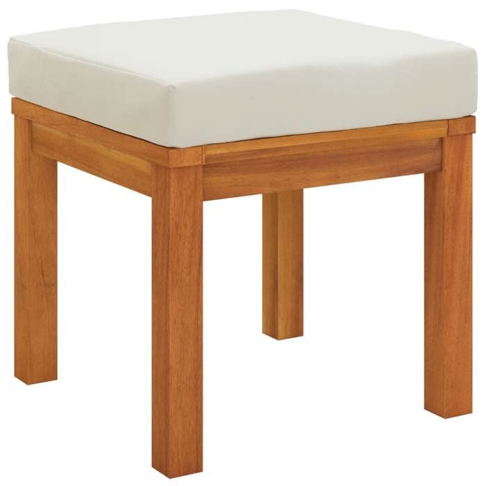 RemiseChaises dextérieur/ Tabourets de jardin - Chill - et coussins lot de 2 Acacia solide JILIMAISON2025 2064591
