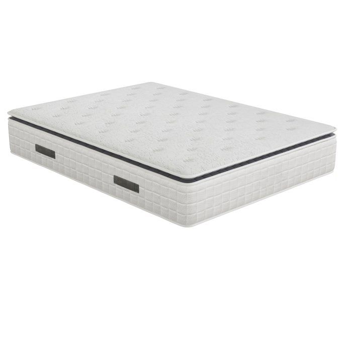 CACHEMIRE - Matelas ressorts ensachés 140x190 cm épaisseur 28 cm